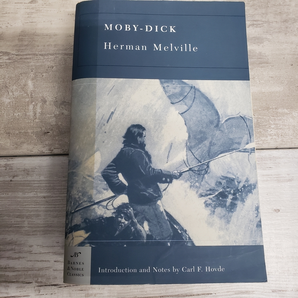 Moby-Dick by Herman Melville Paperback Book